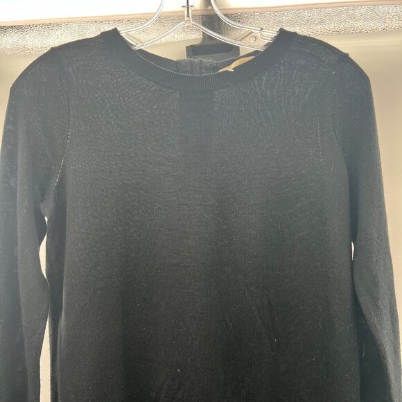 Ann Taylor Loft Women's Long Sleeve Lightweight Sweater Black Size XS - Picture 2 of 9